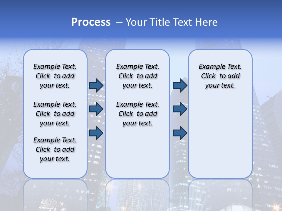 Dusk Place City PowerPoint Template