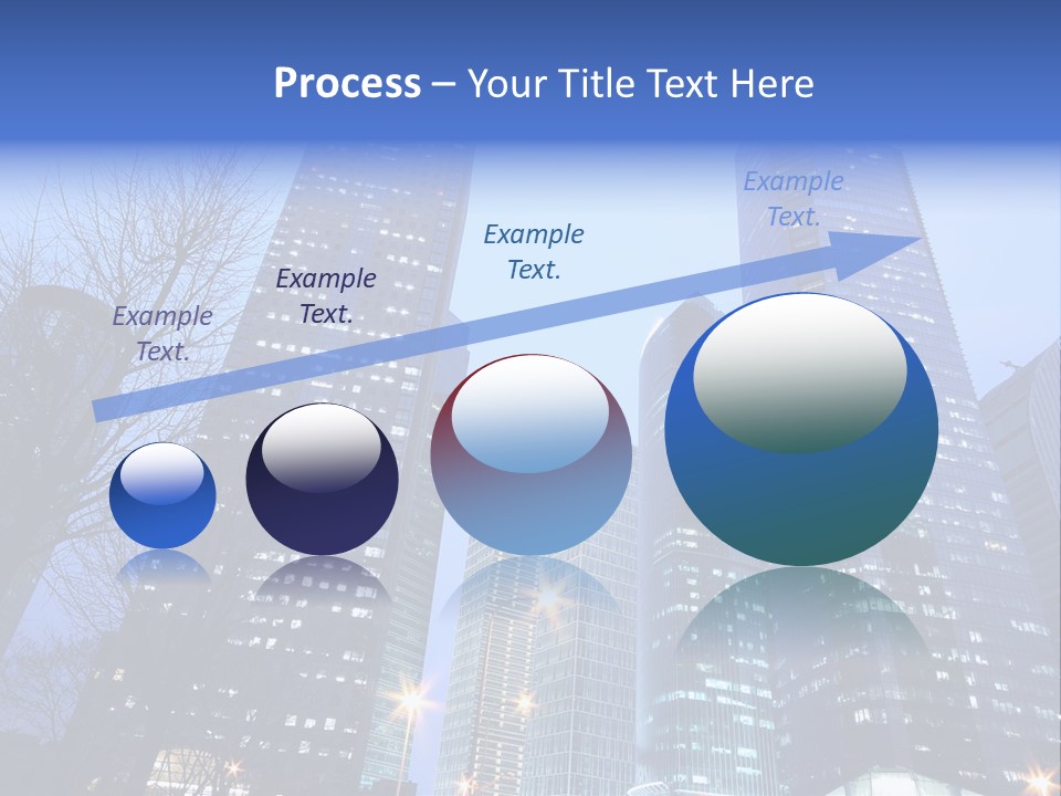 Dusk Place City PowerPoint Template