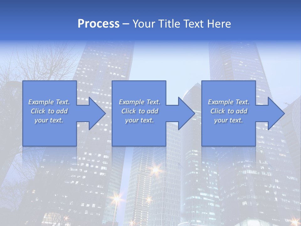 Dusk Place City PowerPoint Template