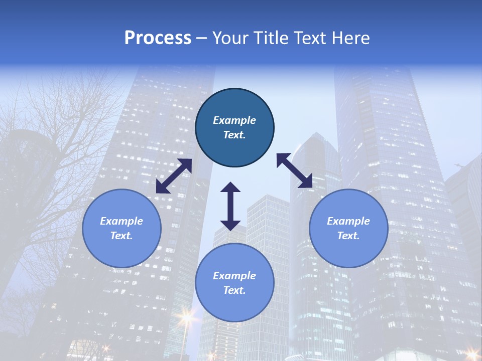 Dusk Place City PowerPoint Template