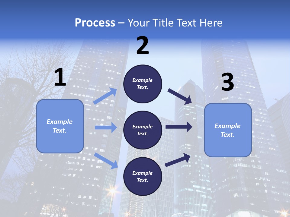 Dusk Place City PowerPoint Template