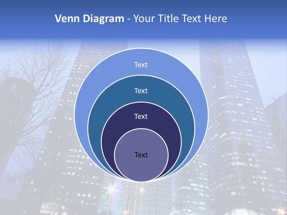 Dusk Place City PowerPoint Template