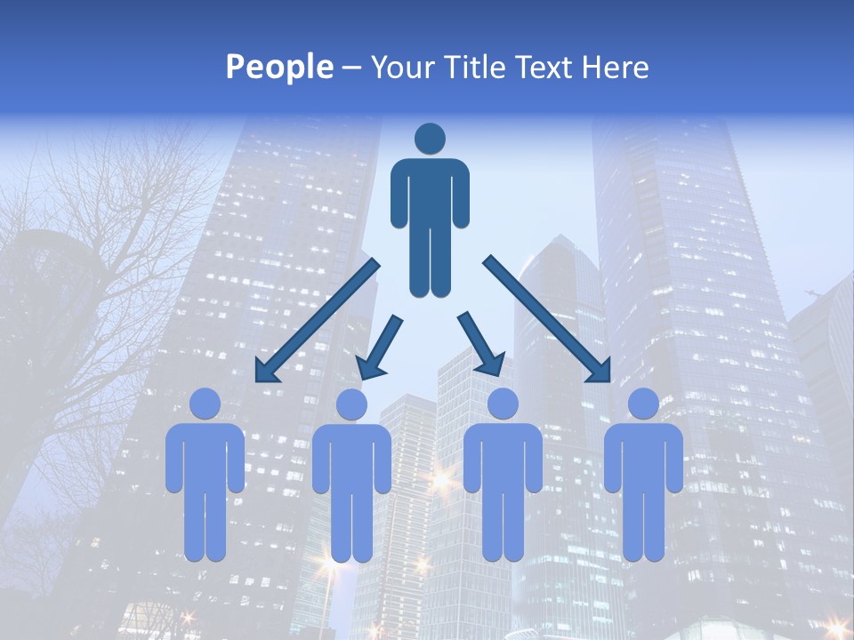 Dusk Place City PowerPoint Template