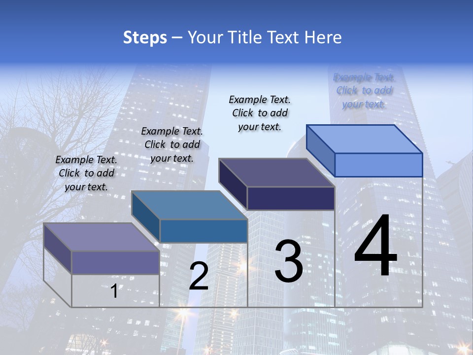 Dusk Place City PowerPoint Template