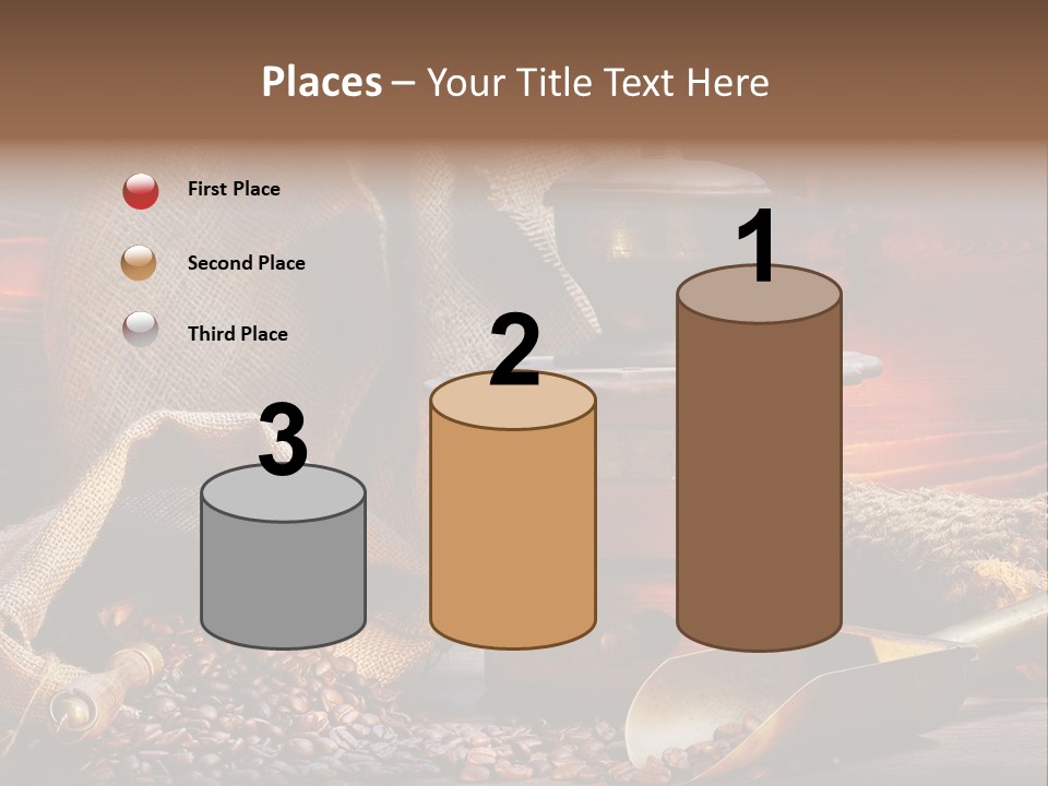 Bohne Bohnen Hohe Aufl PowerPoint Template