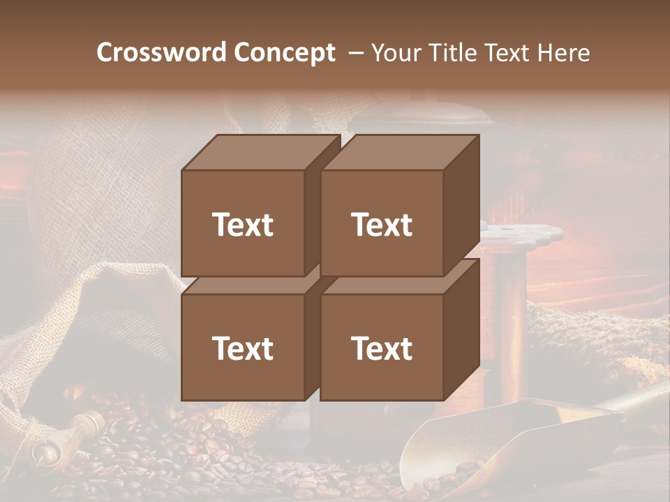 Bohne Bohnen Hohe Aufl PowerPoint Template