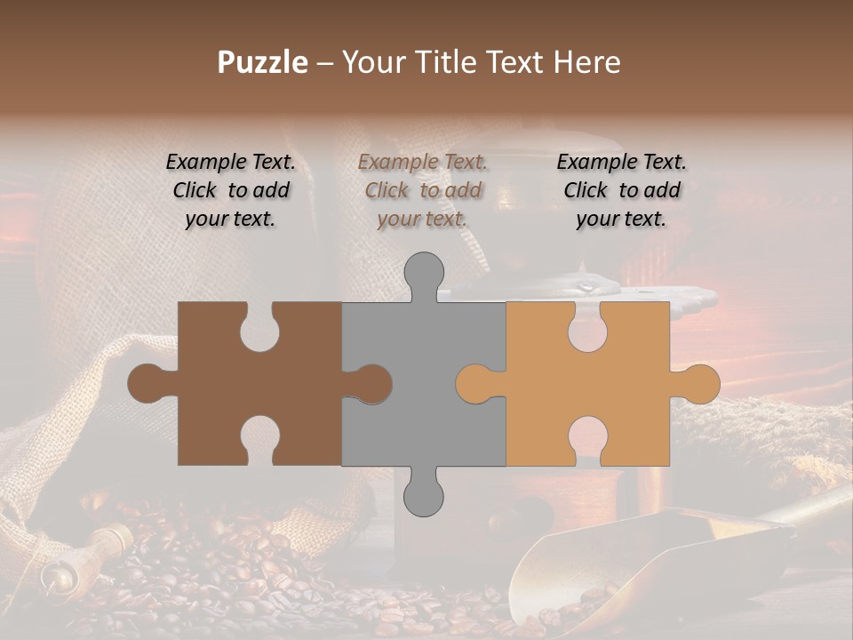 Bohne Bohnen Hohe Aufl PowerPoint Template