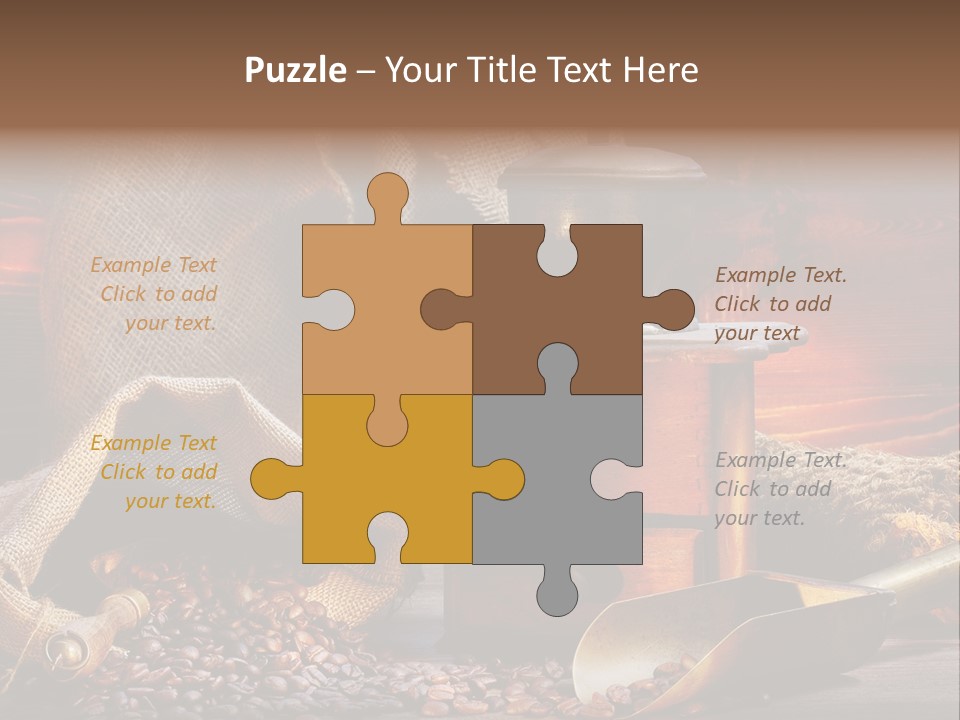 Bohne Bohnen Hohe Aufl PowerPoint Template