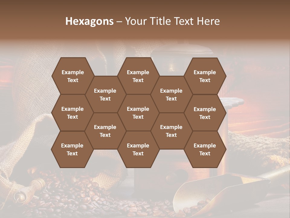 Bohne Bohnen Hohe Aufl PowerPoint Template