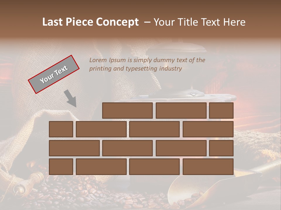 Bohne Bohnen Hohe Aufl PowerPoint Template