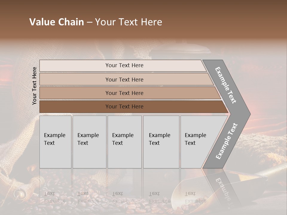 Bohne Bohnen Hohe Aufl PowerPoint Template