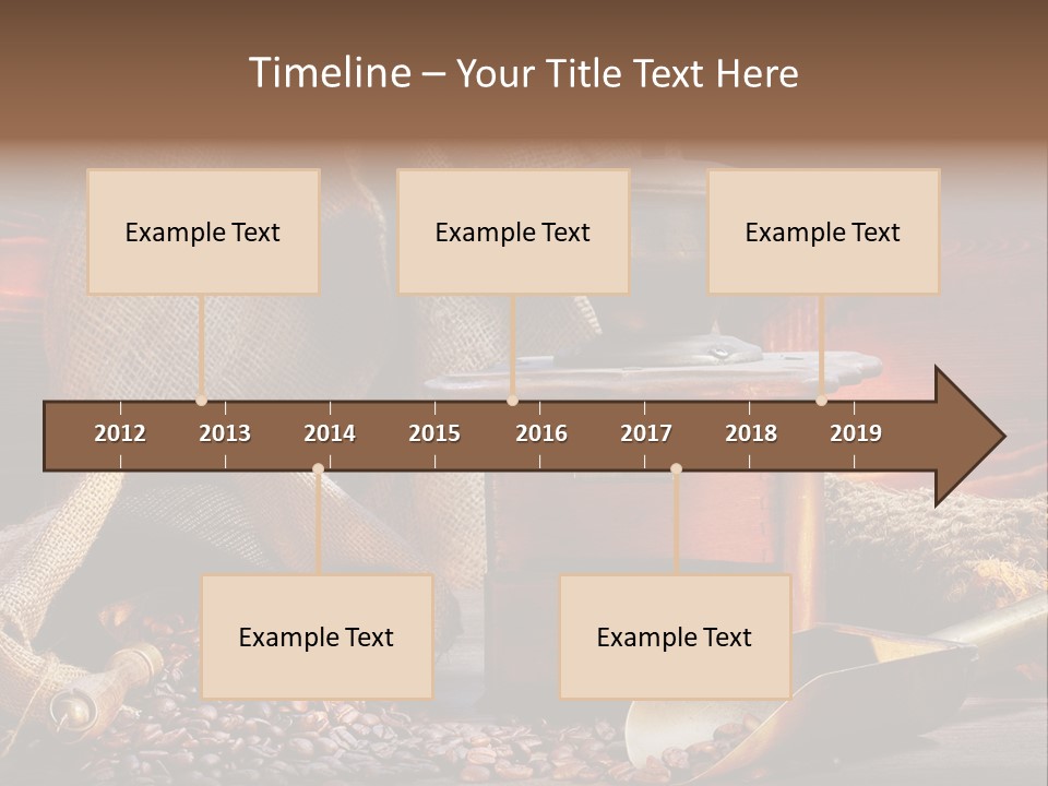 Bohne Bohnen Hohe Aufl PowerPoint Template