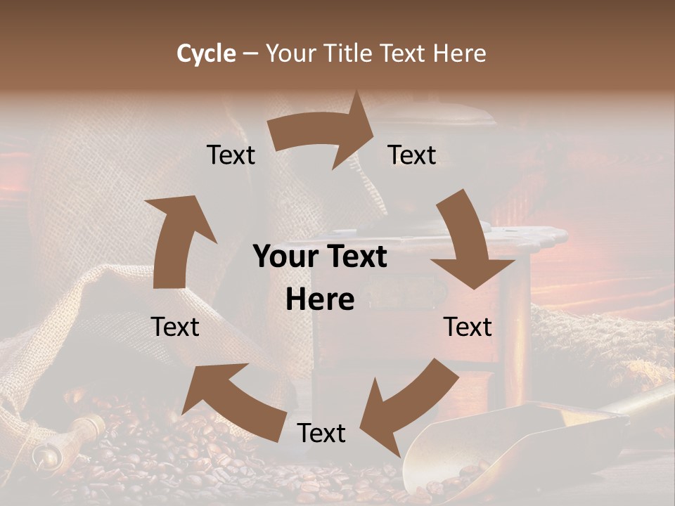 Bohne Bohnen Hohe Aufl PowerPoint Template