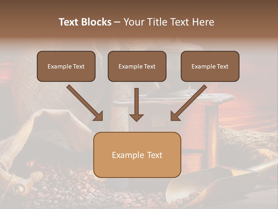 Bohne Bohnen Hohe Aufl PowerPoint Template