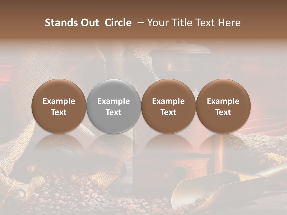 Bohne Bohnen Hohe Aufl PowerPoint Template