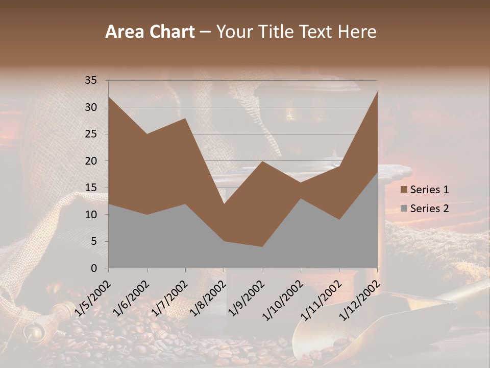 Bohne Bohnen Hohe Aufl PowerPoint Template