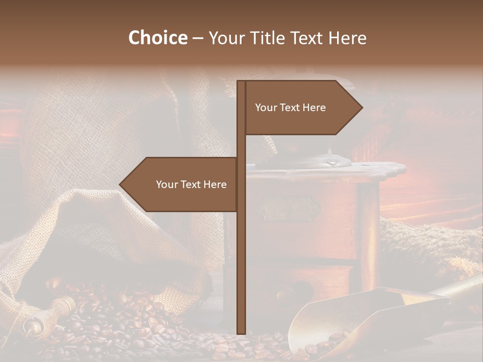 Bohne Bohnen Hohe Aufl PowerPoint Template