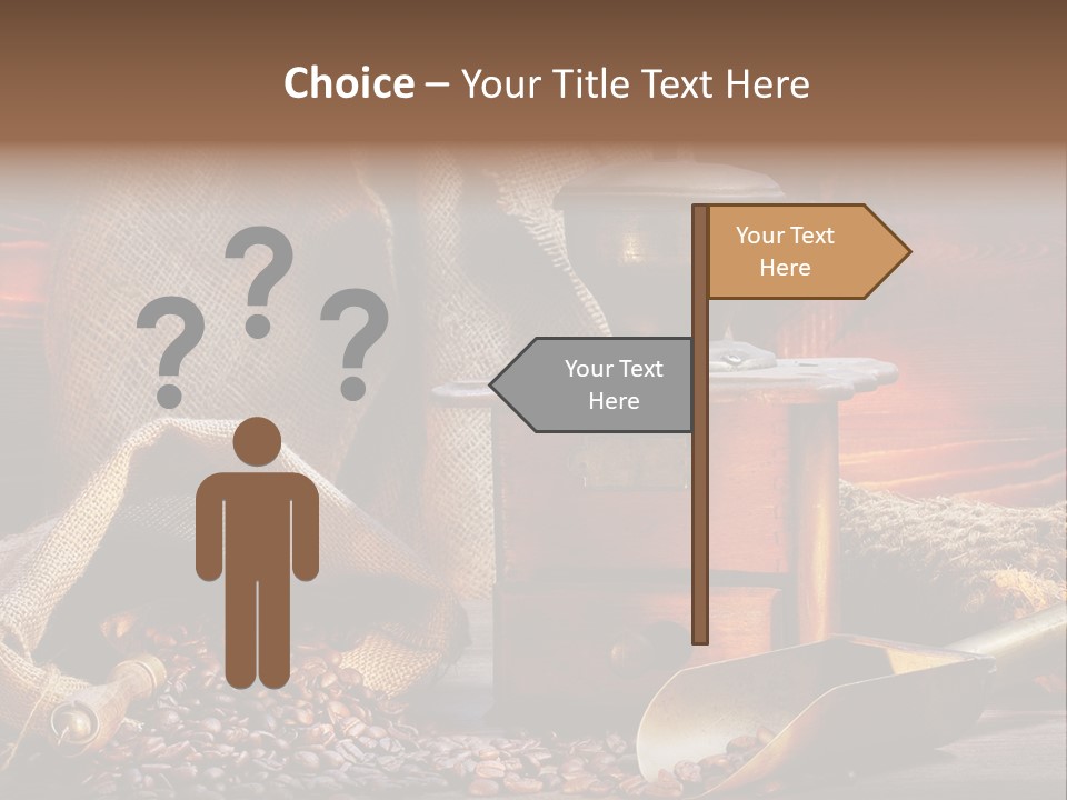 Bohne Bohnen Hohe Aufl PowerPoint Template