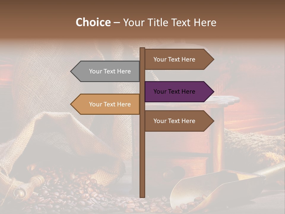 Bohne Bohnen Hohe Aufl PowerPoint Template