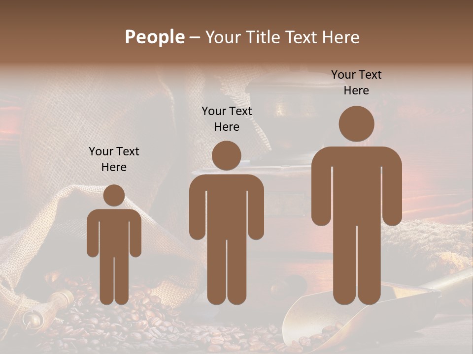 Bohne Bohnen Hohe Aufl PowerPoint Template