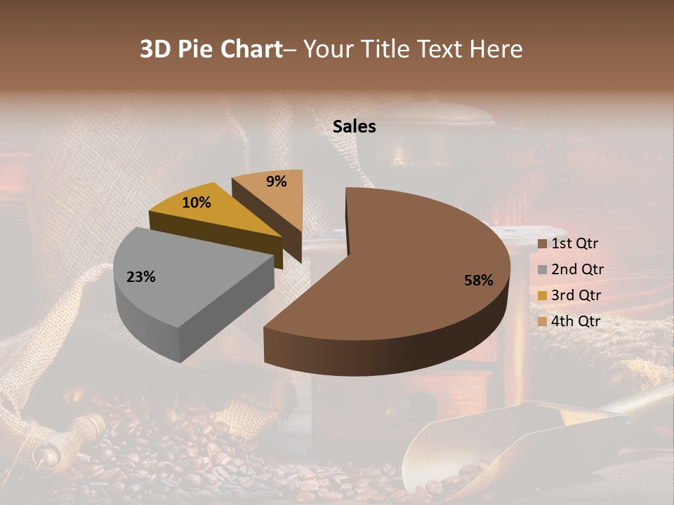Bohne Bohnen Hohe Aufl PowerPoint Template