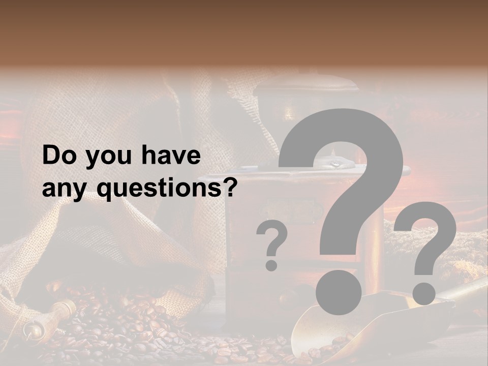 Bohne Bohnen Hohe Aufl PowerPoint Template