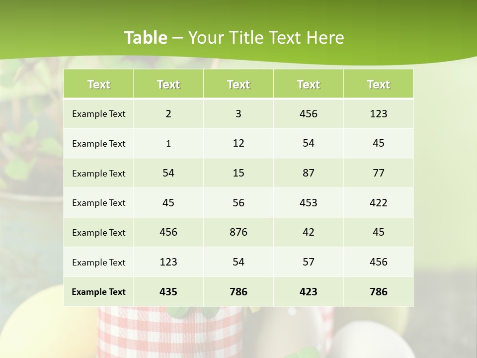 Multicolored Easter Background Candle PowerPoint Template