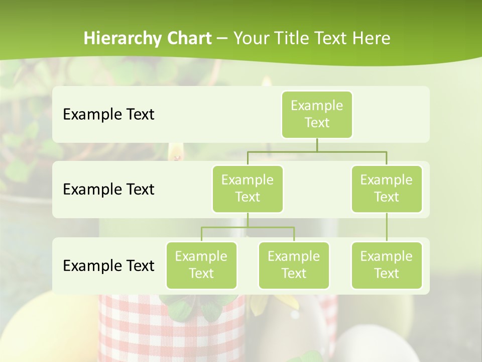 Multicolored Easter Background Candle PowerPoint Template