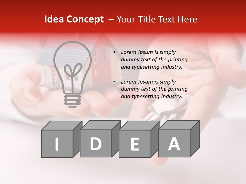 Owner Financial Haus PowerPoint Template