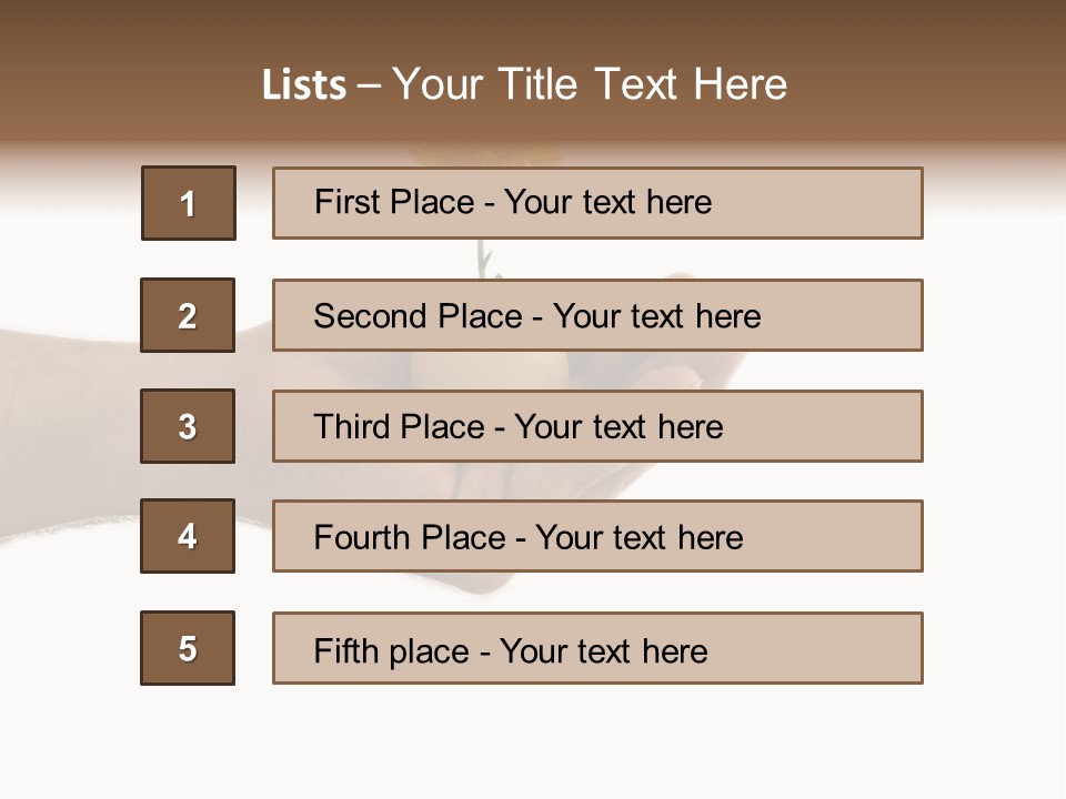 Natur Blume Pflanze PowerPoint Template