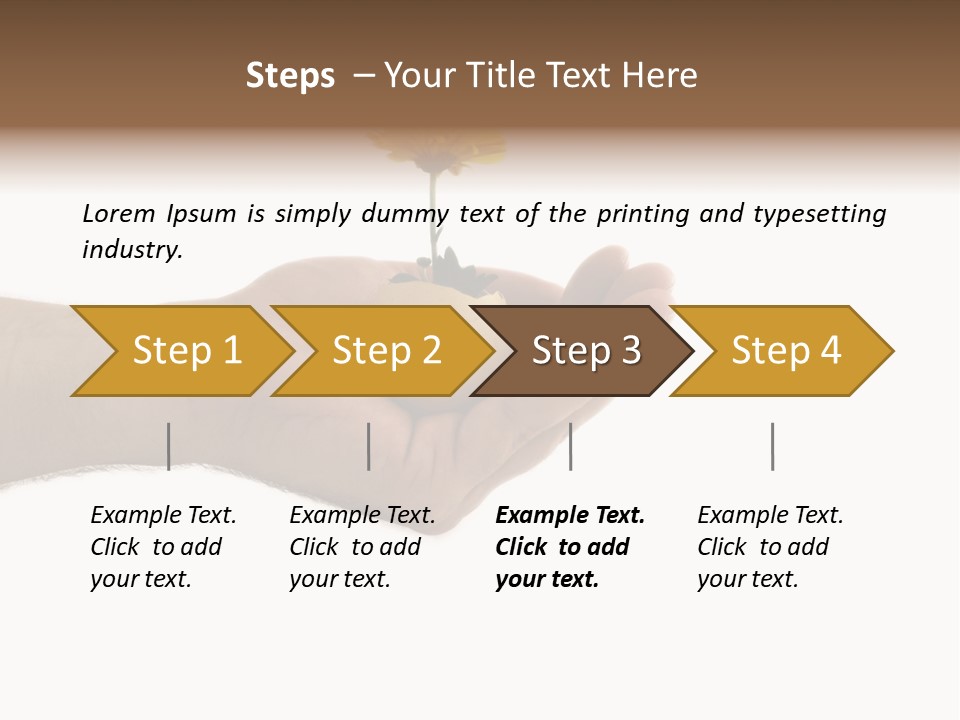 Natur Blume Pflanze PowerPoint Template