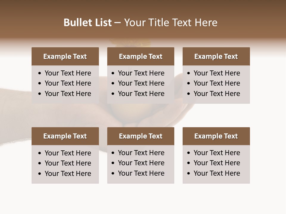 Natur Blume Pflanze PowerPoint Template