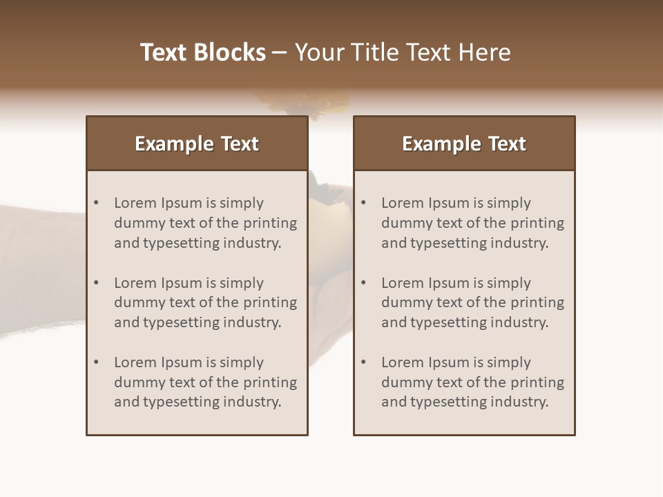 Natur Blume Pflanze PowerPoint Template