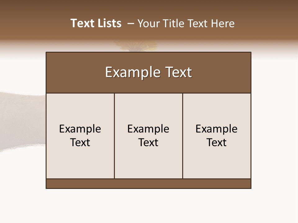 Natur Blume Pflanze PowerPoint Template