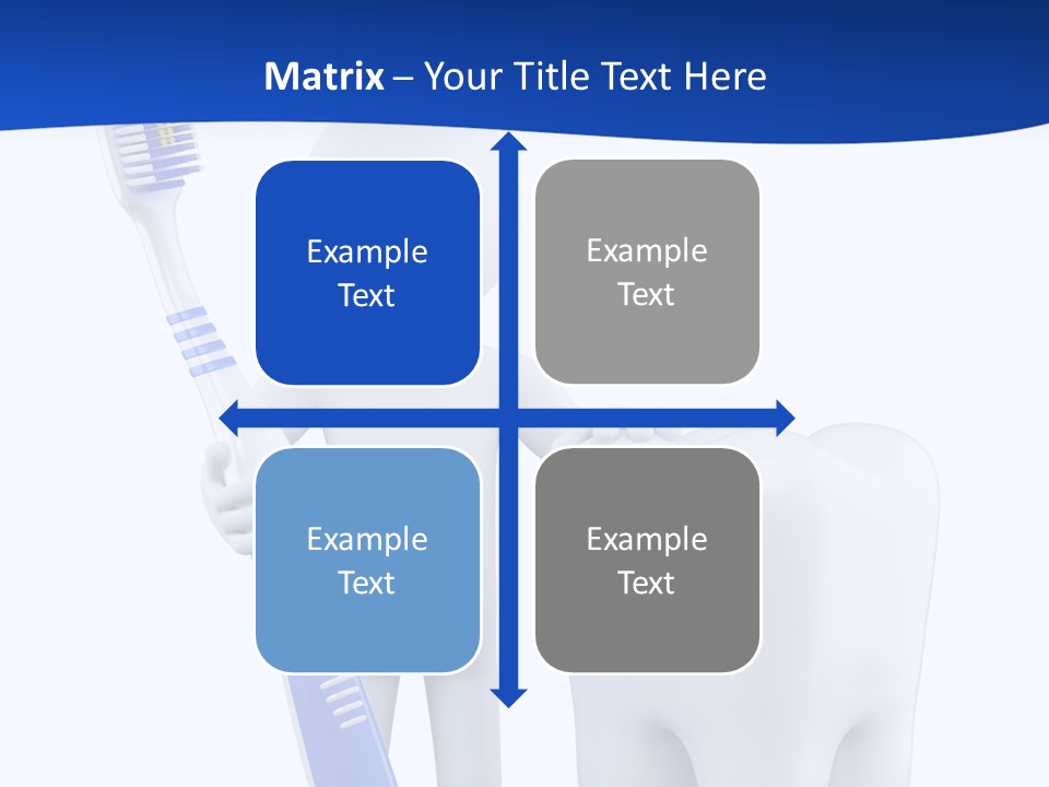 Clean White Blue PowerPoint Template