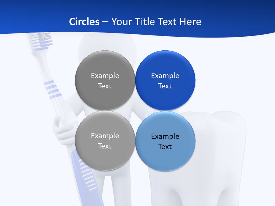 Clean White Blue PowerPoint Template