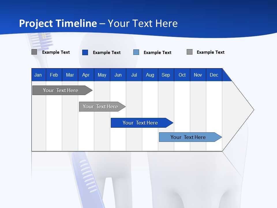 Clean White Blue PowerPoint Template