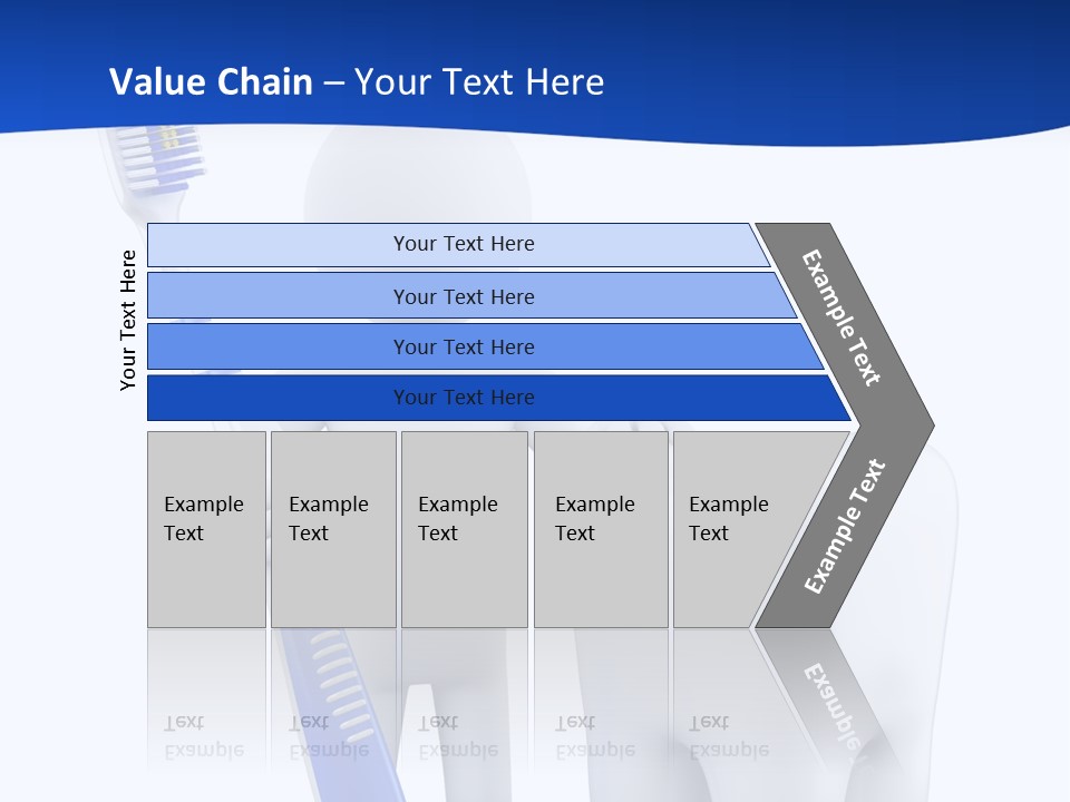 Clean White Blue PowerPoint Template