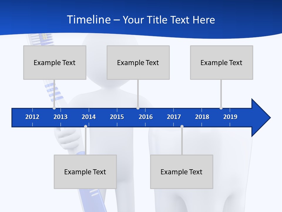 Clean White Blue PowerPoint Template
