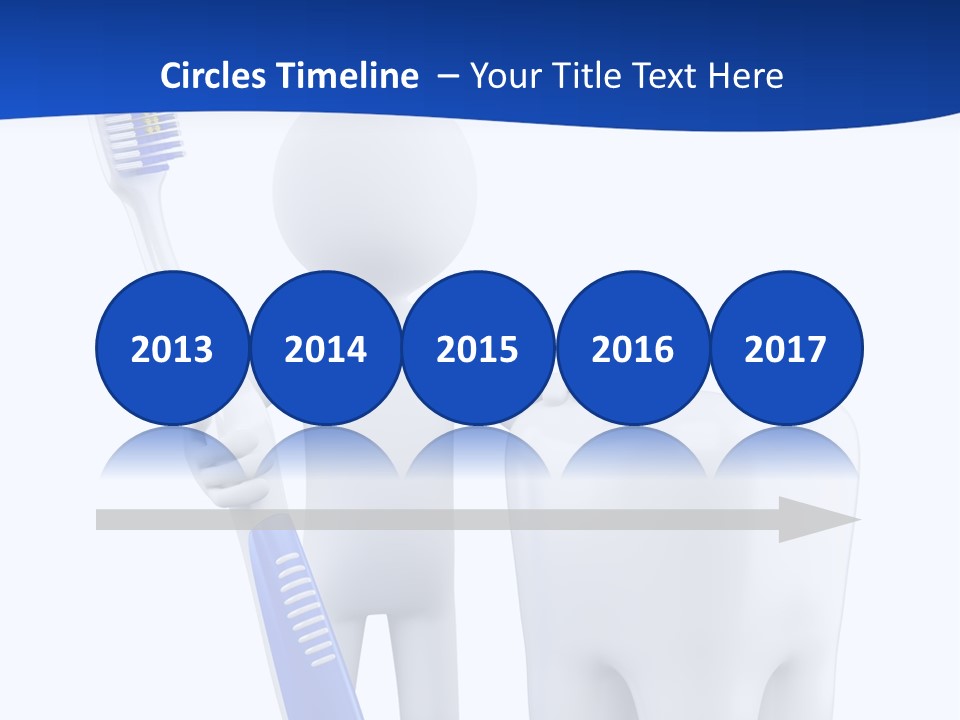 Clean White Blue PowerPoint Template