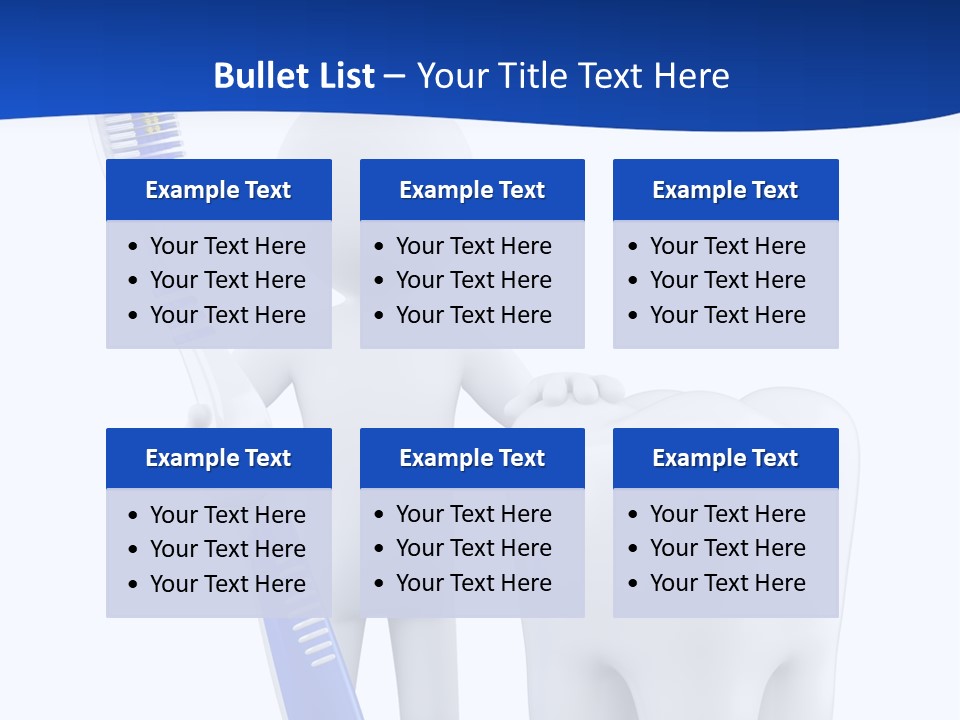 Clean White Blue PowerPoint Template