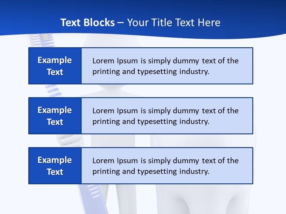 Clean White Blue PowerPoint Template