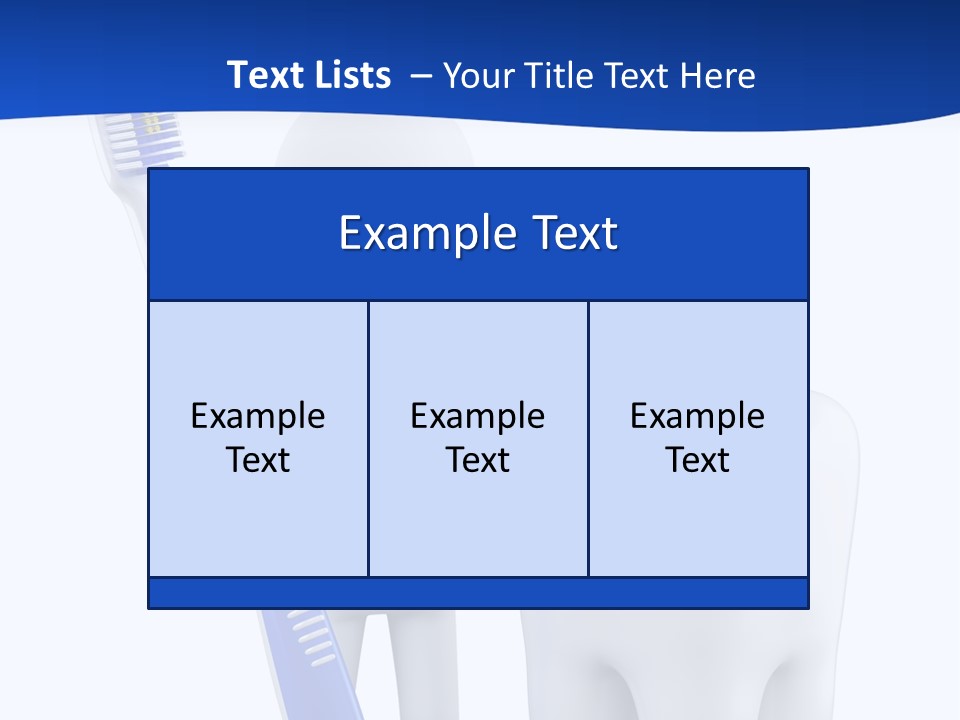 Clean White Blue PowerPoint Template