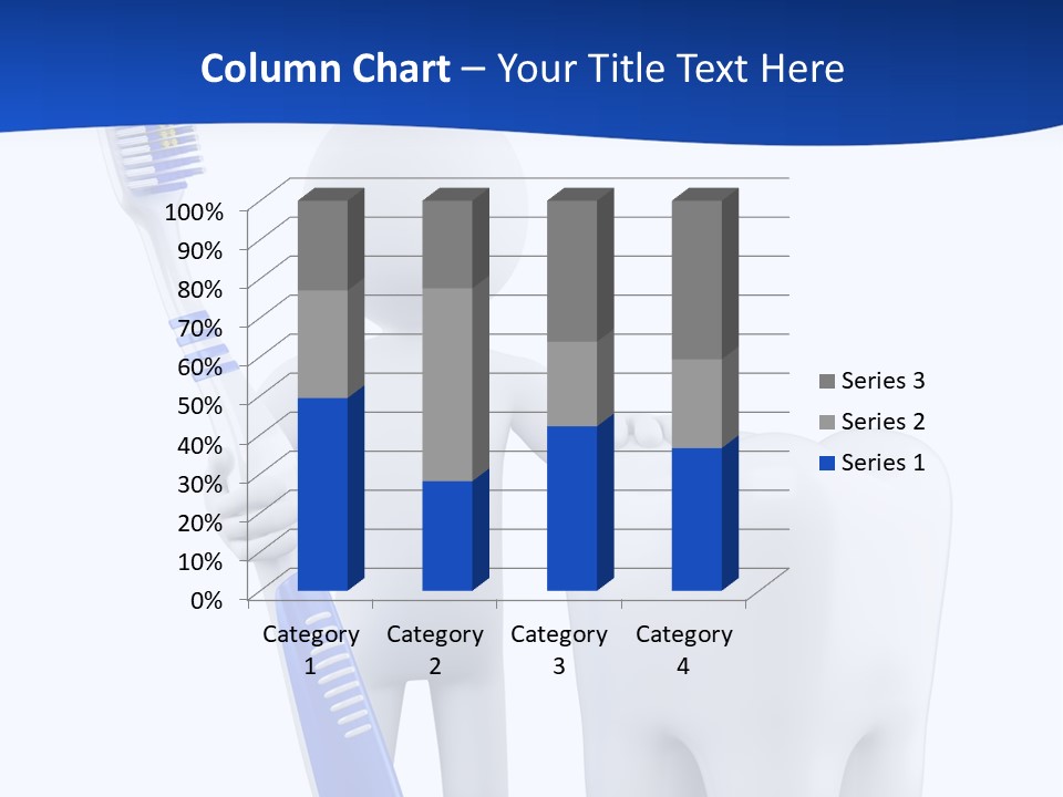 Clean White Blue PowerPoint Template