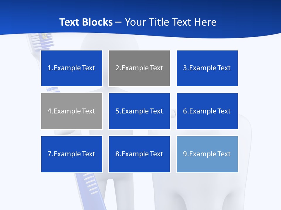 Clean White Blue PowerPoint Template