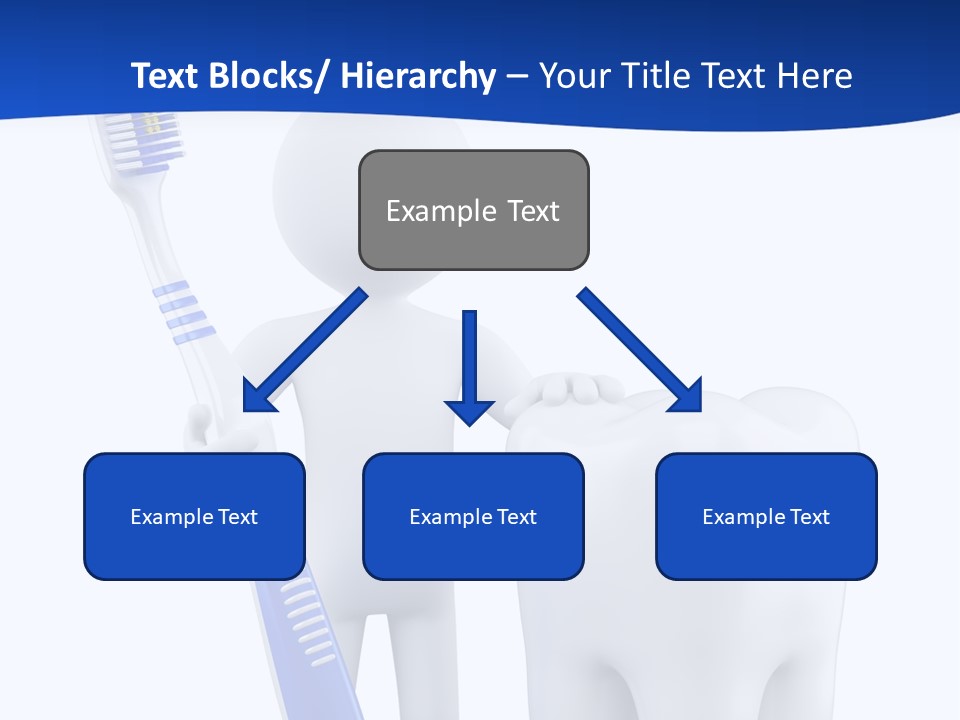 Clean White Blue PowerPoint Template