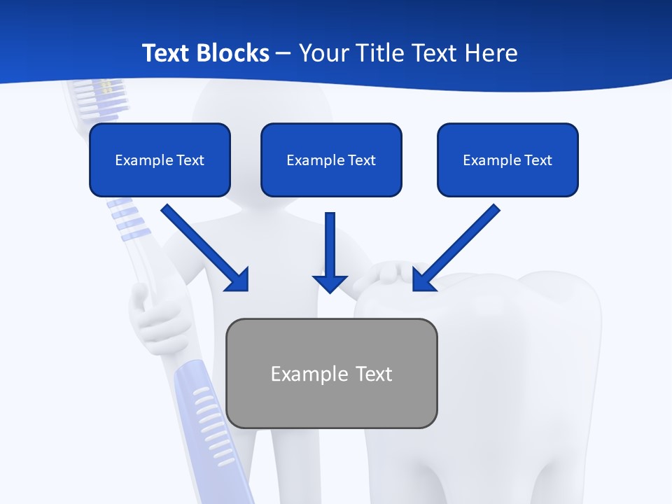 Clean White Blue PowerPoint Template