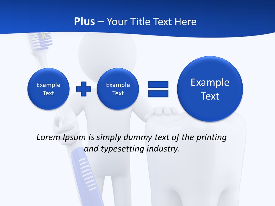 Clean White Blue PowerPoint Template