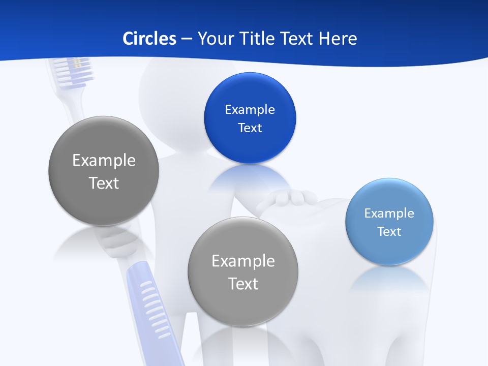 Clean White Blue PowerPoint Template
