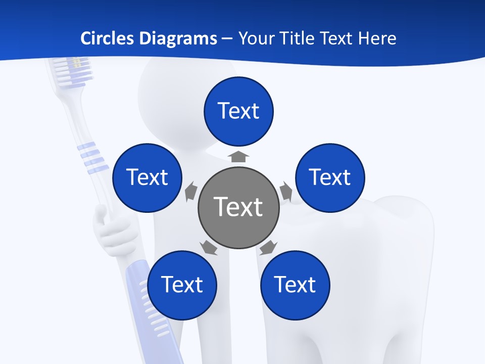 Clean White Blue PowerPoint Template